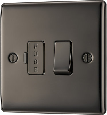 Bg 13A 1 Gang 2 Way Raised Slim Profile Switched Fused Connection Unit from B&Q