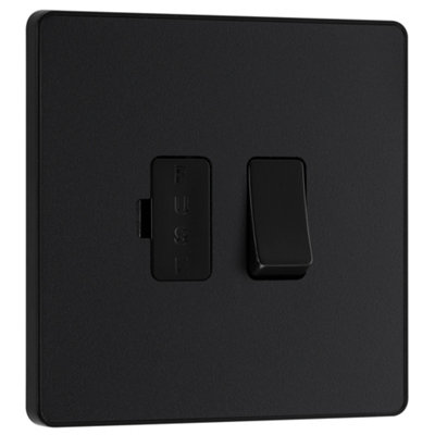 Bg 13A 1 Gang 2 Way Raised Slim Profile Switched Fused Connection Unit Matt from B&Q