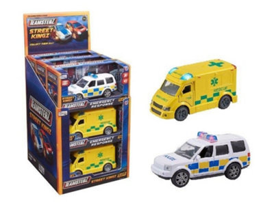 Single Police Car Or Ambulance Light & Sound Emergency Response Vehicle from B&Q