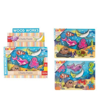Single Underwater Design Chunky Puzzle from B&Q