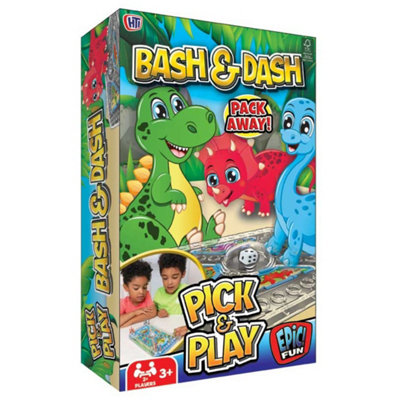 Epic Fun Dino Bash And Dash Pick And Play Game from B&Q
