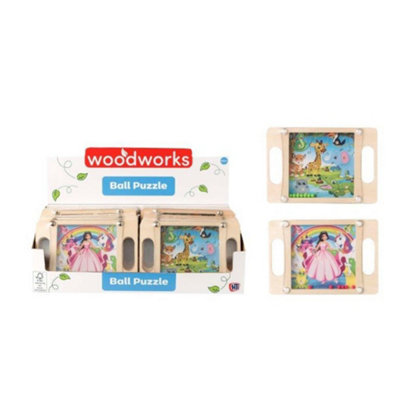 Single Jungle Or Princess Ball Puzzle By Wood Works from B&Q