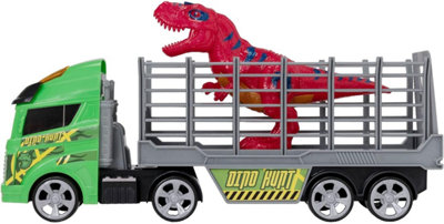  - Teamsterz Small Light & Sound Dino Rescue Truck Transporter Toy
