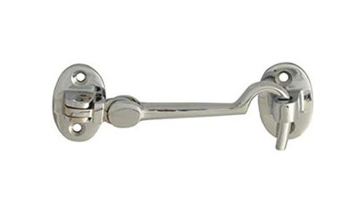 B&Q -  Polished Chrome 100mm (4") Cabin Hook