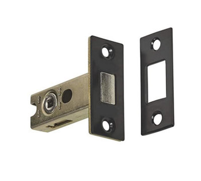 Golden Grace Golden/Black Grace Matt Bolt Through 2.5" 64Mm Tubular Dead Bolt For Bathroom Lock