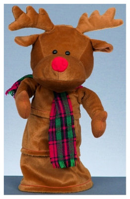 Raraion - Jingle Bell Rock' Musical Dancing Reindeer 30Cm