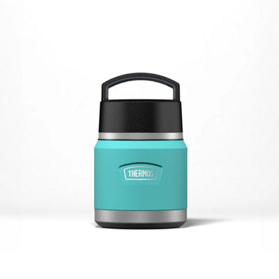 Thermos Icon Series Food Flask 355Ml With Handle Teal from B&Q