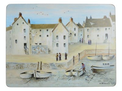 Creative Tops Cornish Harbour Pack Of 6 Premium Placemats from B&Q