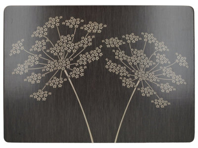 Creative Tops Silhouette Pack Of 4 Large Premium Placemats from B&Q