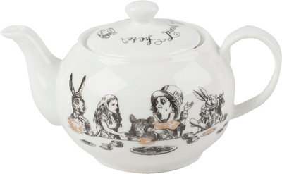 V&A Victoria And Albert Alice In Wonderland Mini Teapot from B&Q