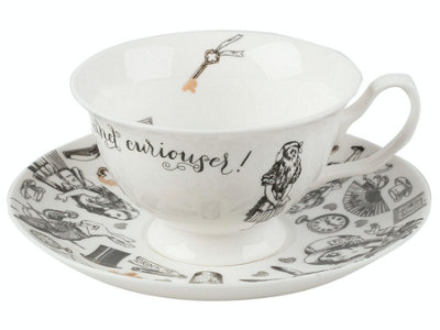 V&A Victoria And Albert Alice In Wonderland Cup And Saucer from B&Q
