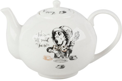 V&A Victoria And Albert Alice In Wonderland Large Teapot from B&Q