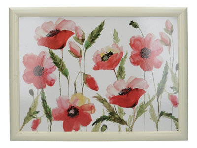 Creative Tops Watercolour Poppy Laptray from B&Q
