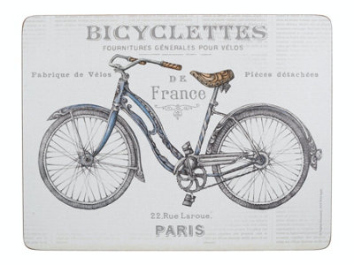 Creative Tops Bicycle Pack Of 6 Premium Placemats from B&Q