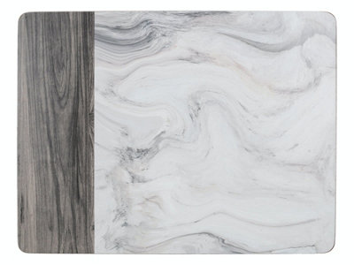 Creative Tops Marble Pack Of 4 Large Placemats from B&Q