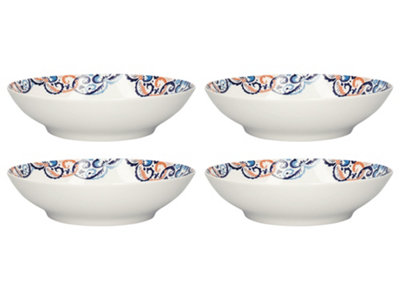 B&Q -  Victoria And Albert Rococo Silk Set Of 4 Pasta Bowls