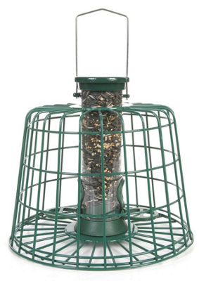 C J Wildlife Guardian Seed Feeder Pack Green Small from B&Q