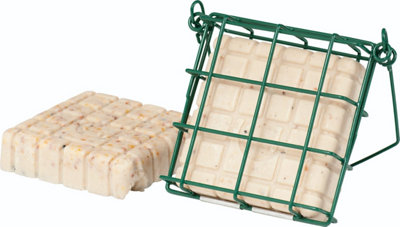 C J Wildlife National Trust Rhine Peanut Cake Square Feeder from B&Q