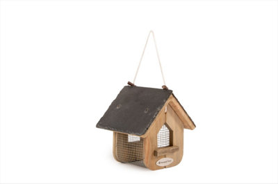 C J Wildlife National Trust Jupiter Slate Peanut And Suet Feeder from B&Q