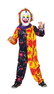 Childs Horror Clown Boy Fancy Dress Costume Age 7-9 Years from B&Q