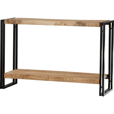 Buttercup Farm Cosmo Industrial Console TableSolid Mango WoodL35 X W120 X H76 Cm from B&Q
