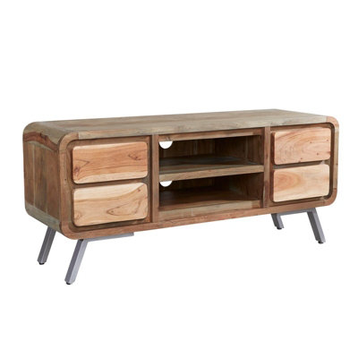 Buttercup Farm Aspen Plasma Media UnitMetal/woodL45 X W140 X H50 Cm from B&Q