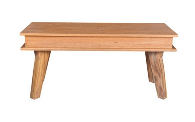 Buttercup Farm Jodhpur Sheesham Dining BenchMediumWoodL40 X W100 X H45 Cm from B&Q