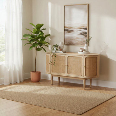 Chester Solid Mango Wooden 4 Doors Sideboard from B&Q