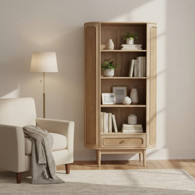 Chester Solid Mango Wooden Bookcase from B&Q