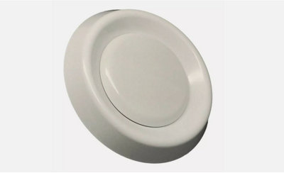 Entalpia Europe Ev-125 Metal Exhaust Diffuser- 125mm (White) from B&Q