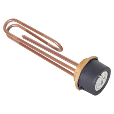 Tesla Tih505 Copper Immersion Heater With Thermostat And Cut-Out - 11 Inch