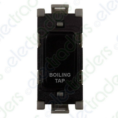 Deta G3514/bt/bk 20Amp Grid Switch Marked Boiling Tap (Black) from B&Q