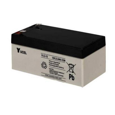 Yuasa Y3.2-12 12V Rechargeable Lead Acid Battery 3.2Ah from B&Q