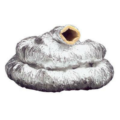 National Ventilation Flexible Insulated Aluminium Fan Ducting125mmSold By The Metre from B&Q