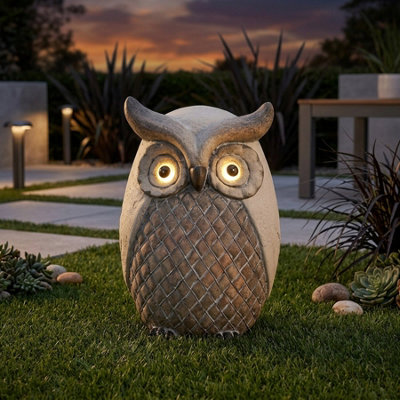  - Enchanting Owl Garden Solar Light Ornament