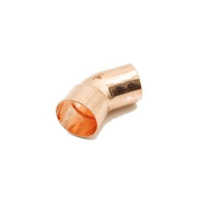 Primaplus Endfeed Obtuse Street Elbow 45' 54mm from B&Q