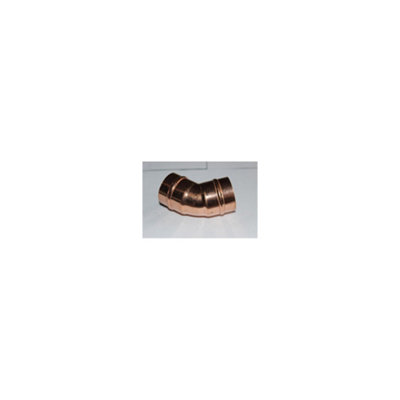 Primaplus Solder Ring Obtuse Elbow 45' 35mm from B&Q