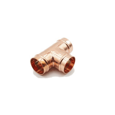 Primaflow Prima Plus Solder Ring Equal Tee 42mm from B&Q
