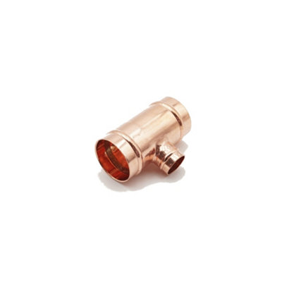 Primaflow Prima Plus Solder Ring Reduced Tee 42 X 42 X 22mm (Pack Of 2) from B&Q