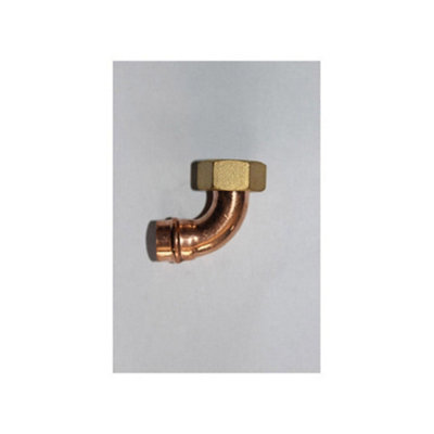 Primaflow Prima Plus Solder Ring Bent Tap Connector 15mm X 1/2" (Pack Of 10) from B&Q