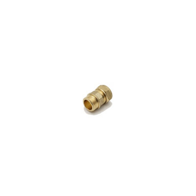 Primaflow Prima Plus Compression Adaptor 15mm X 1/2" Male (Pack Of 10) from B&Q