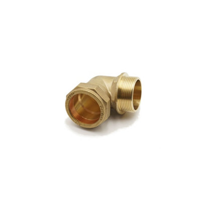 Primaplus Compression Elbow 42mm X 1.1/2" Male from B&Q