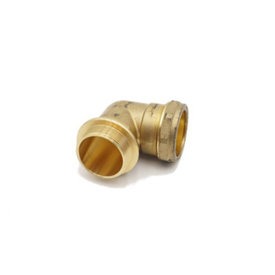 Primaplus Compression Elbow 54mm X 2" Male from B&Q
