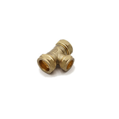Primaflow Prima Plus Compression Reduced Tee 28 X 28 X 22mm (Pack Of 5) from B&Q