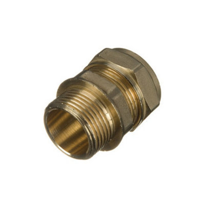 Primaflow Prima Plus Dzr Compression Adaptor 15mm X 3/4" Male (Pack Of 10) from B&Q