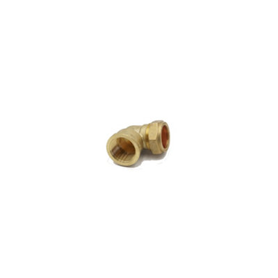 Primaplus Dzr Compression Elbow 28mm X 1" Female from B&Q