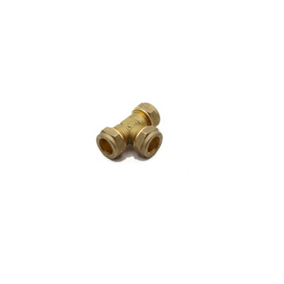 Primaflow Prima Plus Dzr Compression Equal Tee 15mm (Pack Of 10) from B&Q
