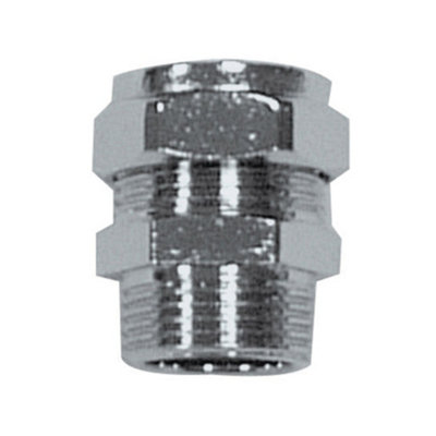 Primaflow Prima Plus Chrome Compression Adaptor 22mm X 3/4"male from B&Q