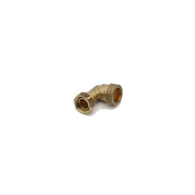 Primaflow Prima Plus Compression Bent Tap Connector 22mm X 3/4" (Pack Of 10) from B&Q