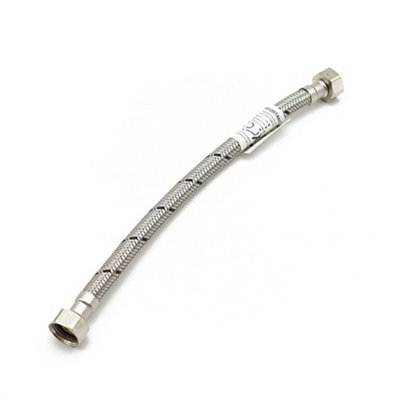 B&Q -  Fltc Wras Approved Double End Flexible Tap Connector 1/2" X 300mm Long